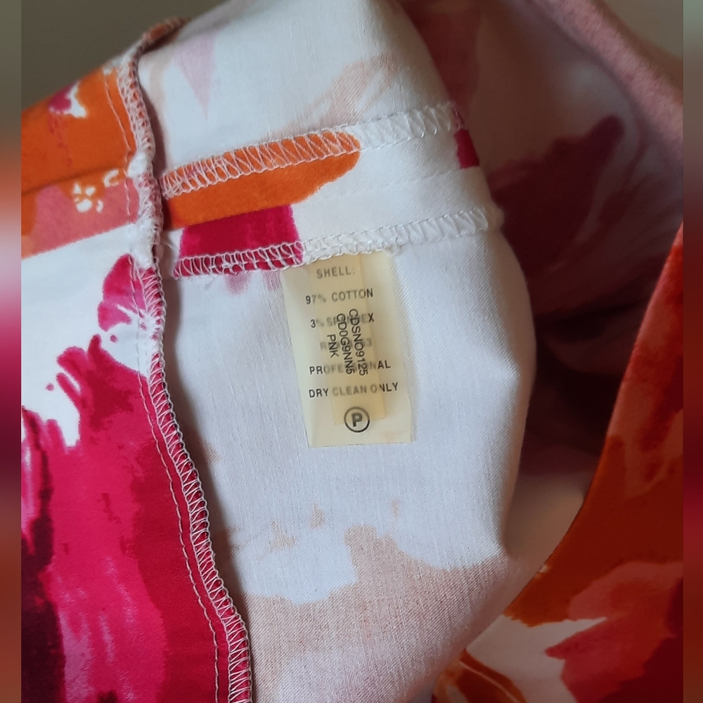 Calvin Klein Abstract Floral Print Dress - Picture 7 of 9
